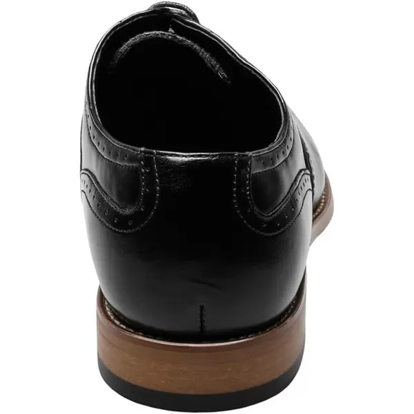 STACY ADAMS Mens Dunbar Wingtip OxfordBlack
