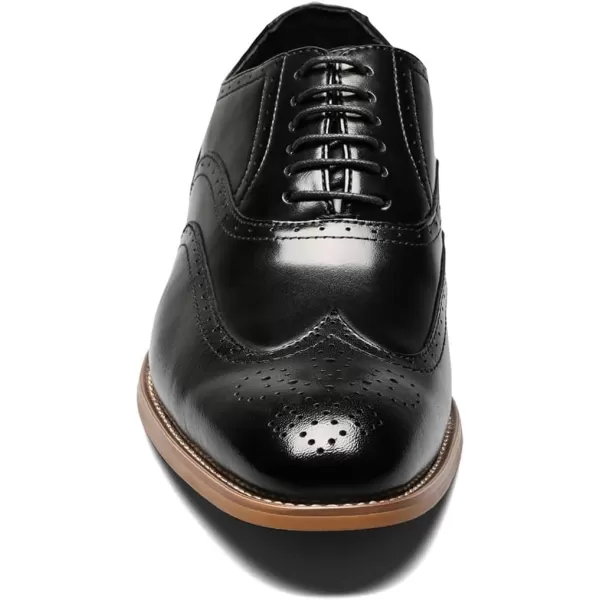 STACY ADAMS Mens Dunbar Wingtip OxfordBlack