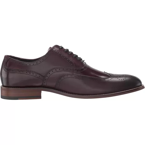 STACY ADAMS Mens Dunbar Wingtip OxfordBurgundy
