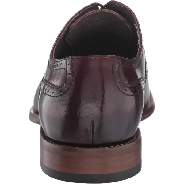STACY ADAMS Mens Dunbar Wingtip OxfordBurgundy