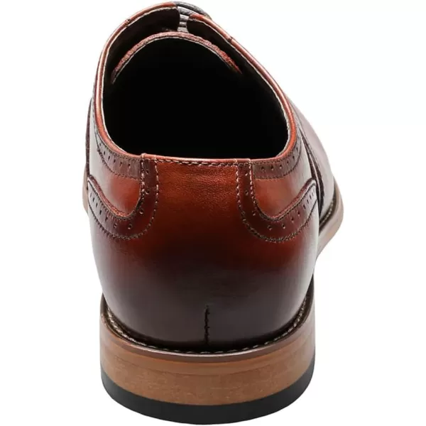 STACY ADAMS Mens Dunbar Wingtip OxfordCognac