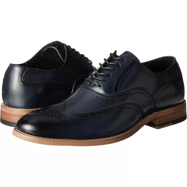 STACY ADAMS Mens Dunbar Wingtip OxfordIndigo
