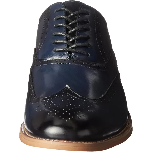 STACY ADAMS Mens Dunbar Wingtip OxfordIndigo