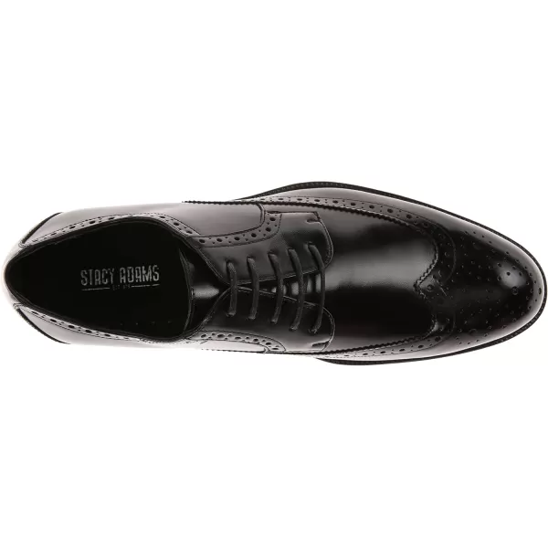 STACY ADAMS Mens Garrison Wingtip OxfordBlack
