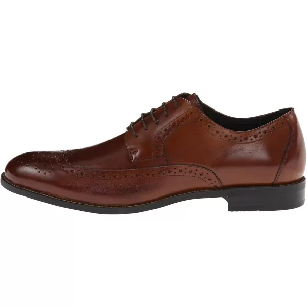 STACY ADAMS Mens Garrison Wingtip OxfordCognac