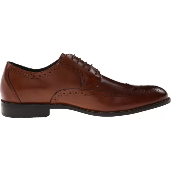 STACY ADAMS Mens Garrison Wingtip OxfordCognac