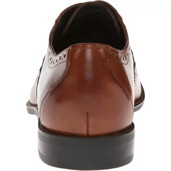 STACY ADAMS Mens Garrison Wingtip OxfordCognac