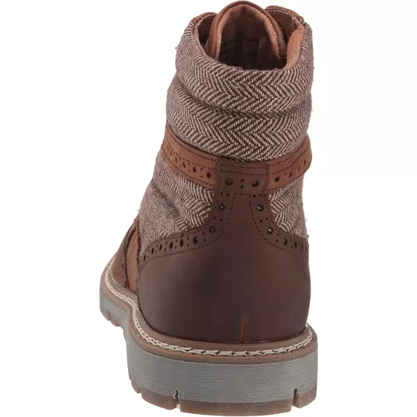 STACY ADAMS Mens Granger Wingtip Laceup Boot FashionBrown Crazy Horse