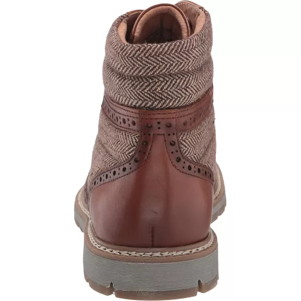 STACY ADAMS Mens Granger Wingtip Laceup Boot FashionPecan