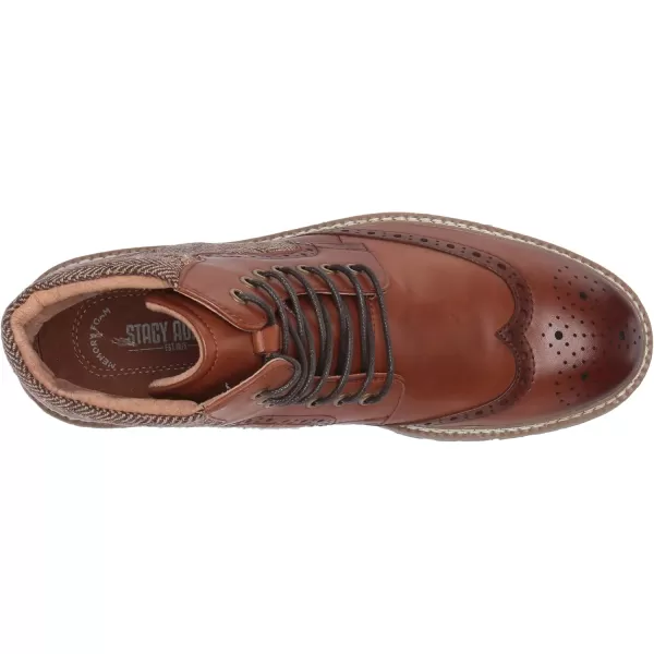 STACY ADAMS Mens Granger Wingtip Laceup Boot FashionPecan