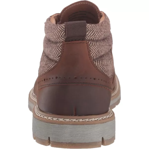 STACY ADAMS Mens Grantley Chukka Laceup BootBrown Crazy Horse