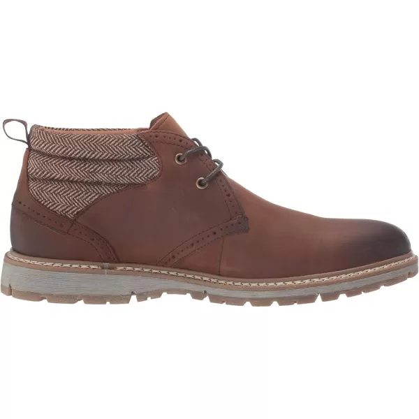 STACY ADAMS Mens Grantley Chukka Laceup BootBrown Crazy Horse