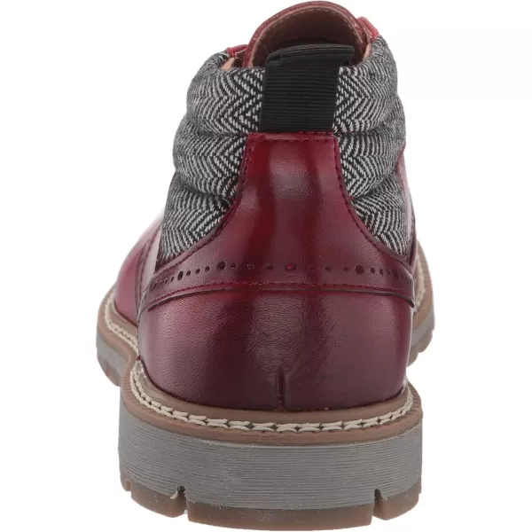 STACY ADAMS Mens Grantley Chukka Laceup BootCranberry