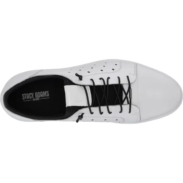 STACY ADAMS Mens Halden SneakerWhite