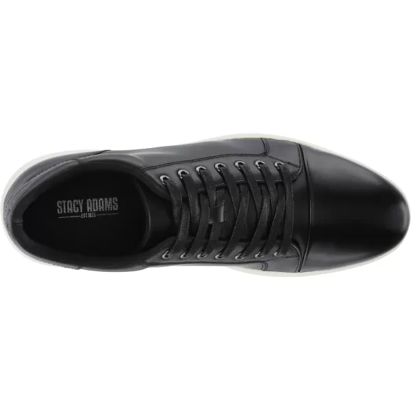 STACY ADAMS Mens Harlow Cap Toe Mid Laceup SneakerBlack