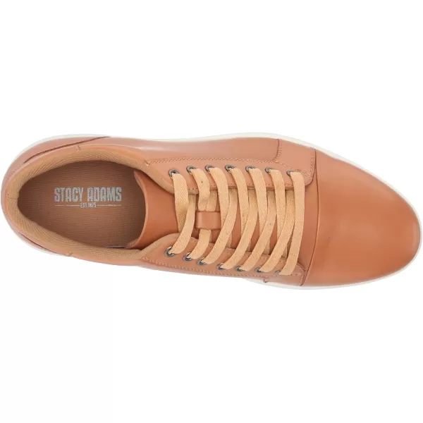 STACY ADAMS Mens Harlow Cap Toe Mid Laceup SneakerNatural