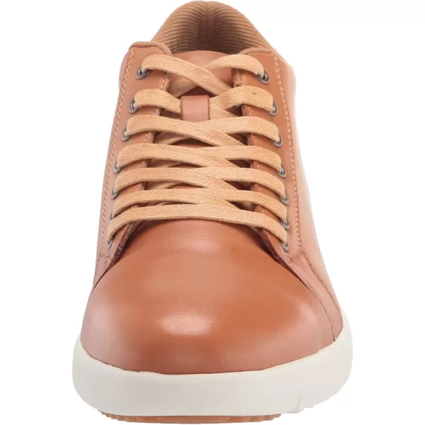 STACY ADAMS Mens Harlow Cap Toe Mid Laceup SneakerNatural