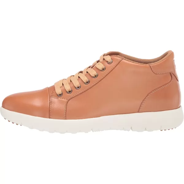 STACY ADAMS Mens Harlow Cap Toe Mid Laceup SneakerNatural
