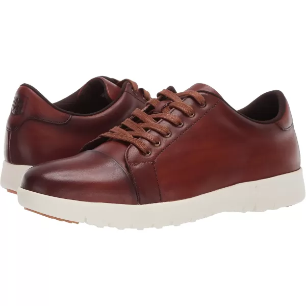 STACY ADAMS Mens Hawkins CapToe Laceup SneakerCognac