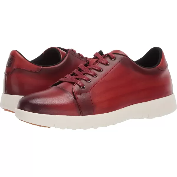 STACY ADAMS Mens Hawkins CapToe Laceup SneakerCranberry