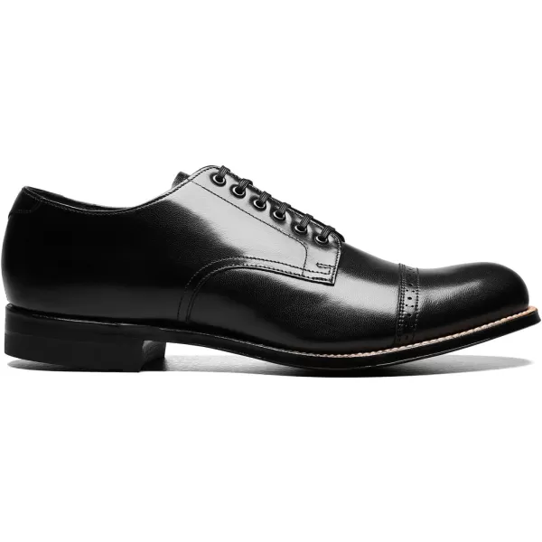 STACY ADAMS Mens Madison Cap Toe OxfordBlack
