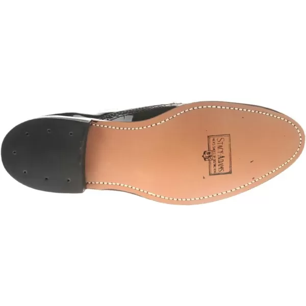 STACY ADAMS Mens Madison Cap Toe OxfordBlack Patent