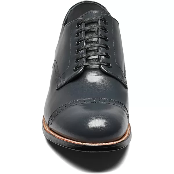 STACY ADAMS Mens Madison Cap Toe OxfordNavy