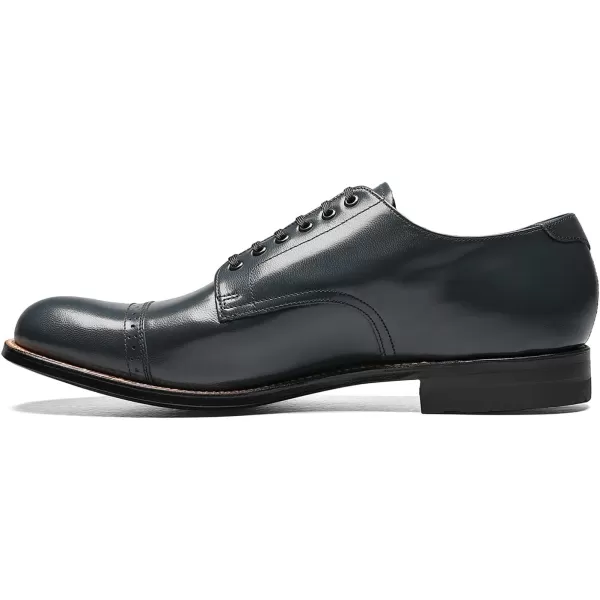 STACY ADAMS Mens Madison Cap Toe OxfordNavy
