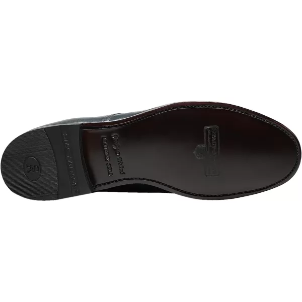 STACY ADAMS Mens Madison Cap Toe OxfordNavy