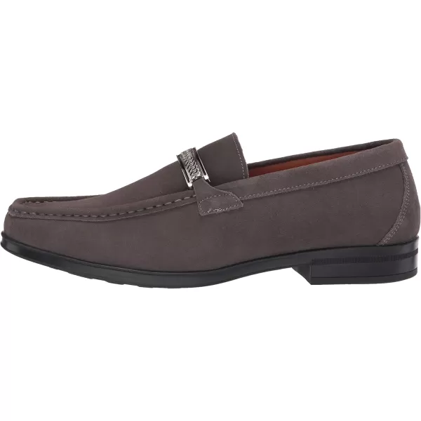 STACY ADAMS Mens Reginald Suede Slip on LoaferGrey