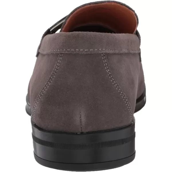 STACY ADAMS Mens Reginald Suede Slip on LoaferGrey