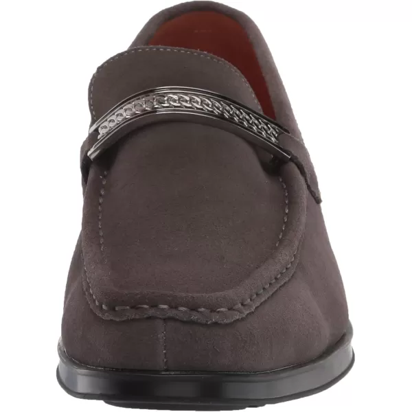 STACY ADAMS Mens Reginald Suede Slip on LoaferGrey