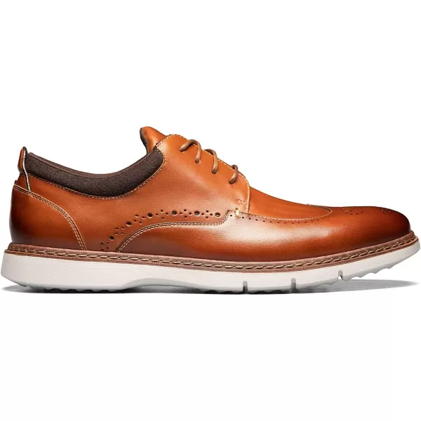 STACY ADAMS Mens Synergy Wingtip OxfordCognac