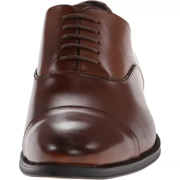 Stacy Adams Mens Kordell CapToe LaceUp OxfordCognac