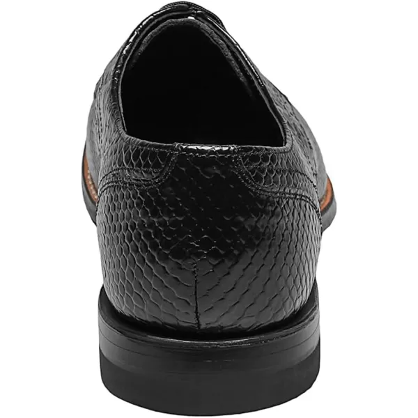 Stacy Adams Mens Madison Cap Toe BootBlack Print
