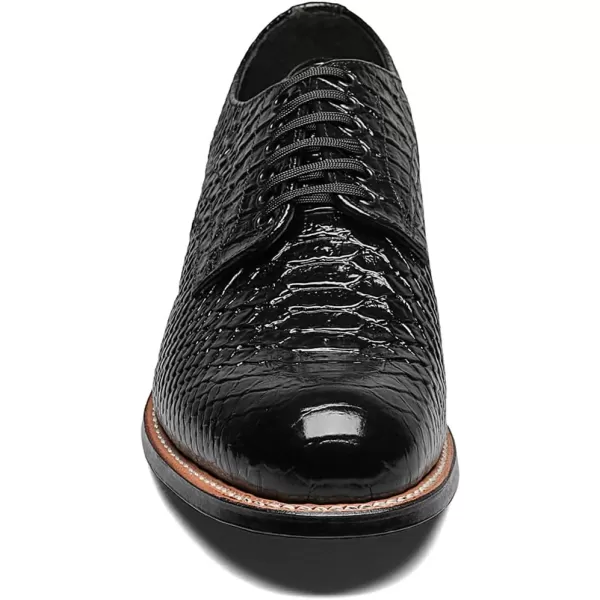 Stacy Adams Mens Madison Cap Toe BootBlack Print