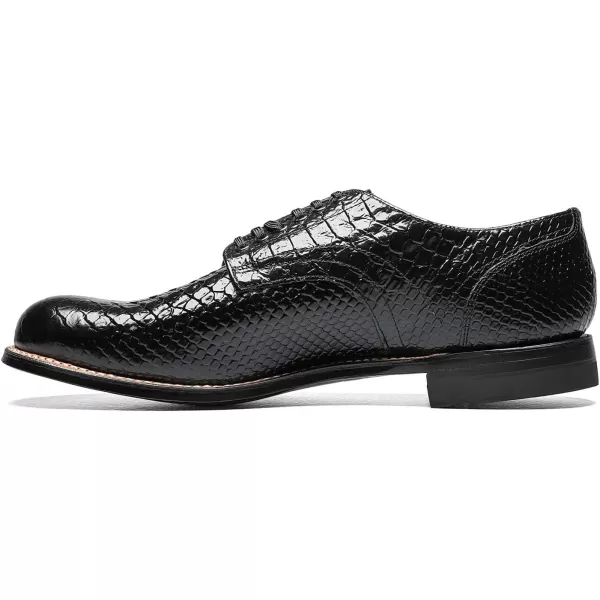 Stacy Adams Mens Madison Cap Toe BootBlack Print