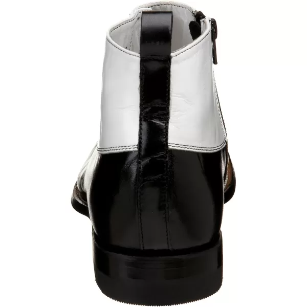 Stacy Adams Mens Madison Cap Toe BootBlackWhite  26