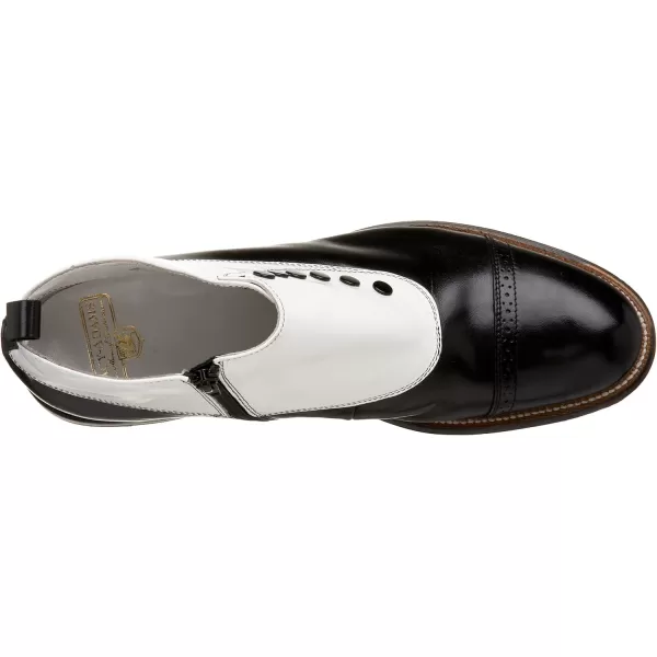 Stacy Adams Mens Madison Cap Toe BootBlackWhite  26