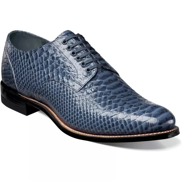 Stacy Adams Mens Madison Cap Toe BootBlue Print