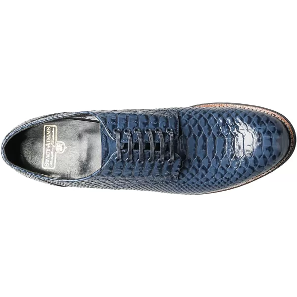 Stacy Adams Mens Madison Cap Toe BootBlue Print