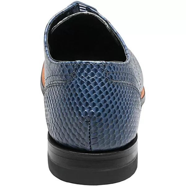 Stacy Adams Mens Madison Cap Toe BootBlue Print