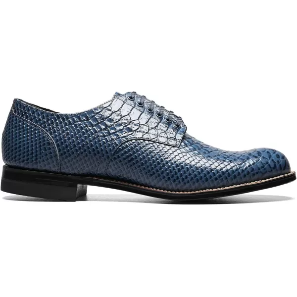 Stacy Adams Mens Madison Cap Toe BootBlue Print