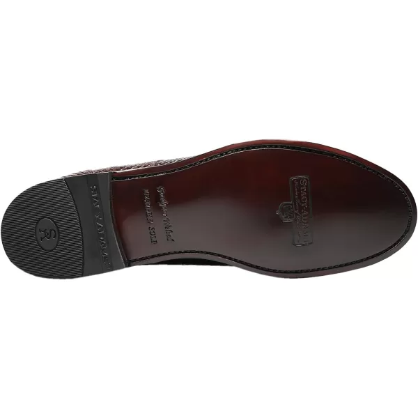 Stacy Adams Mens Madison Cap Toe BootBrown Print
