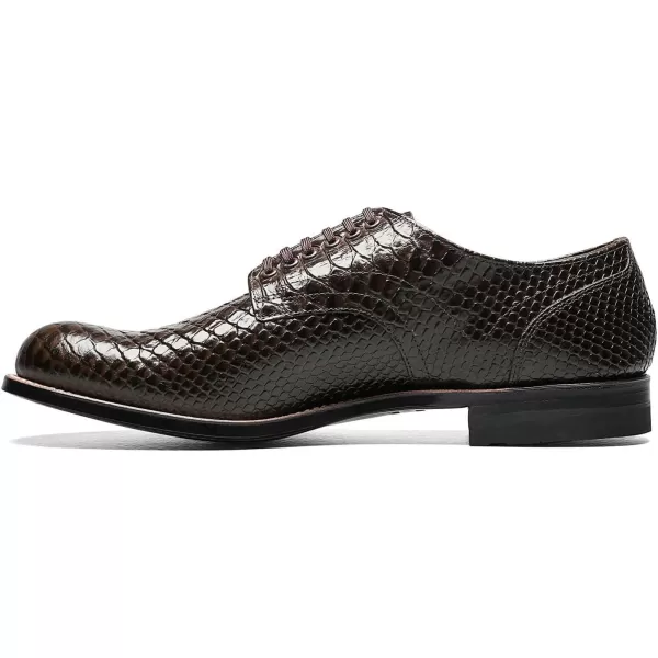 Stacy Adams Mens Madison Cap Toe BootBrown Print