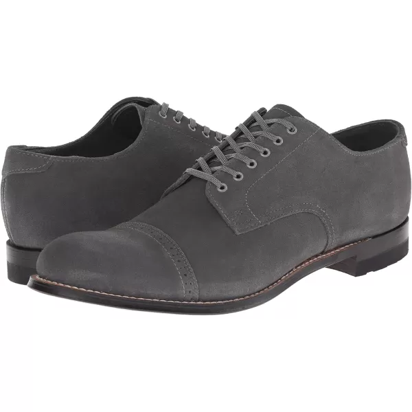 Stacy Adams Mens Madison Cap Toe BootBrown Suede