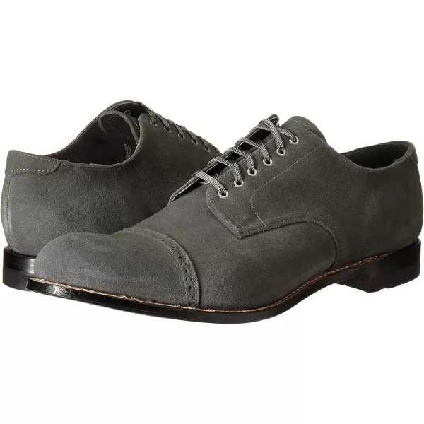 Stacy Adams Mens Madison Cap Toe BootGray Suede