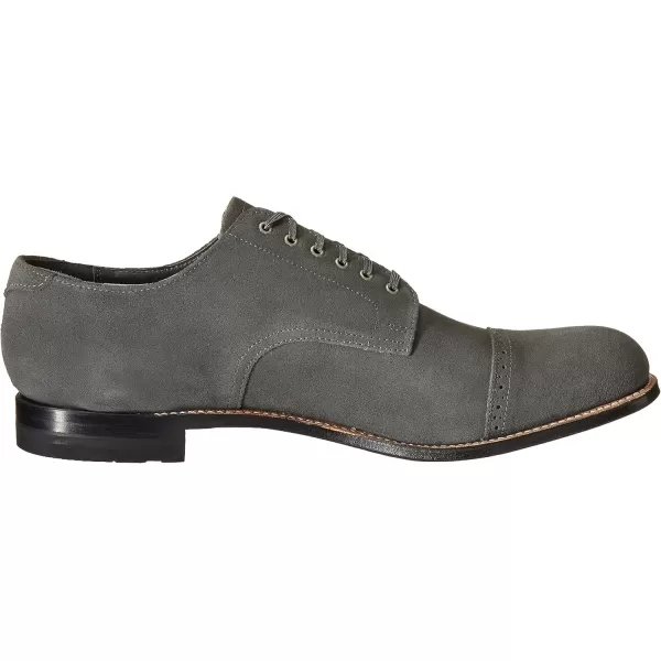 Stacy Adams Mens Madison Cap Toe BootGray Suede