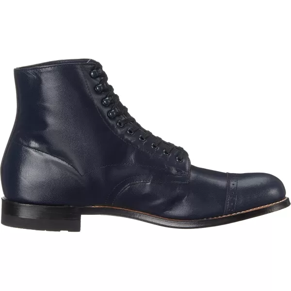Stacy Adams Mens Madison Cap Toe BootNavy