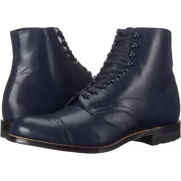 Stacy Adams Mens Madison Cap Toe BootNavy